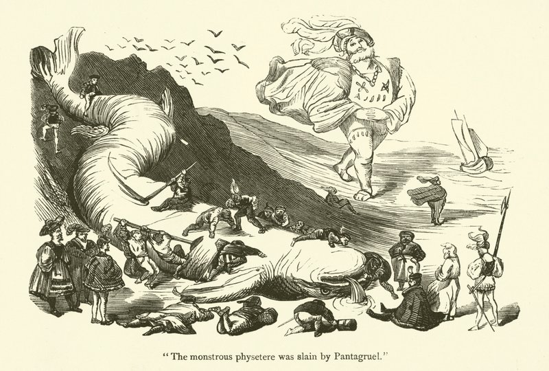Illustratie voor de werken van Rabelais door Gustave after Dore