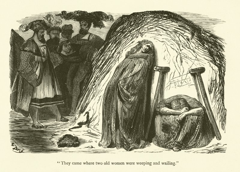 Illustratie voor de werken van Rabelais door Gustave after Dore