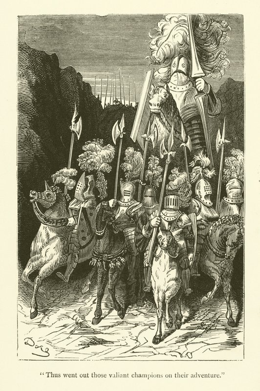 Illustratie voor de werken van Rabelais door Gustave after Dore