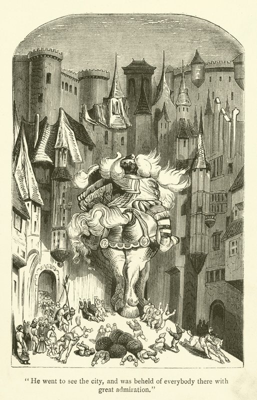 Illustratie voor de werken van Rabelais door Gustave after Dore
