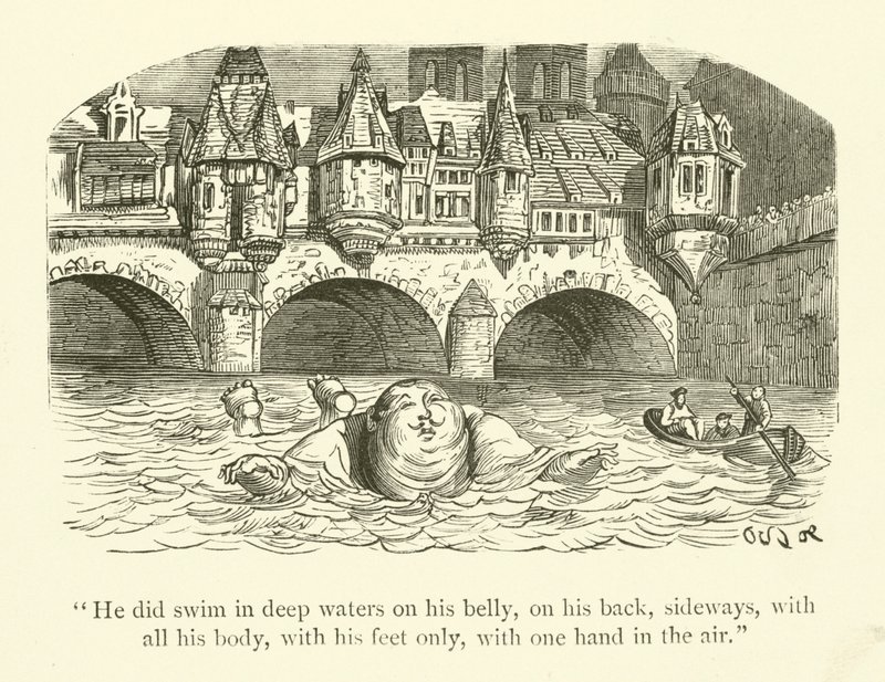 Illustratie voor de werken van Rabelais door Gustave after Dore