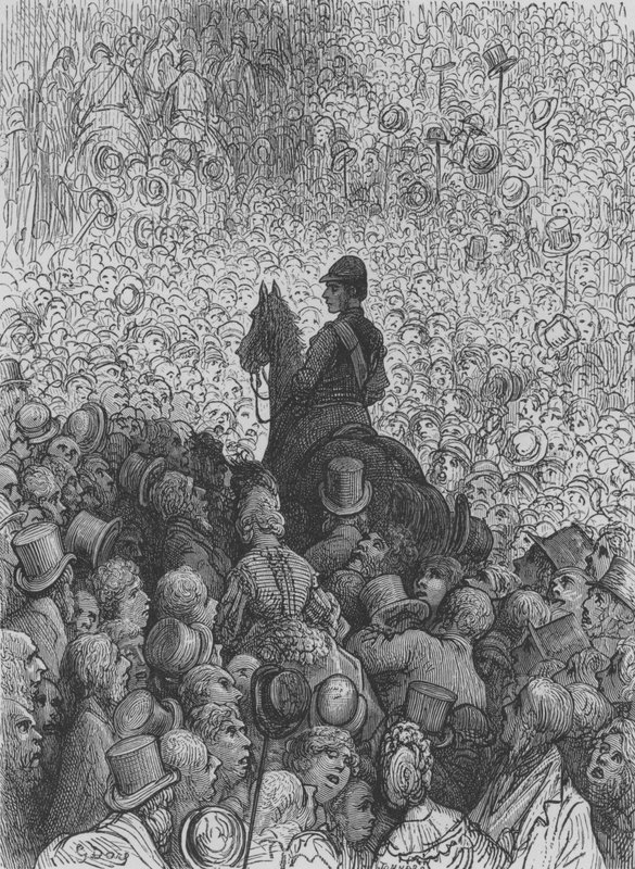 De Derby, De Winnaar door Gustave after Dore