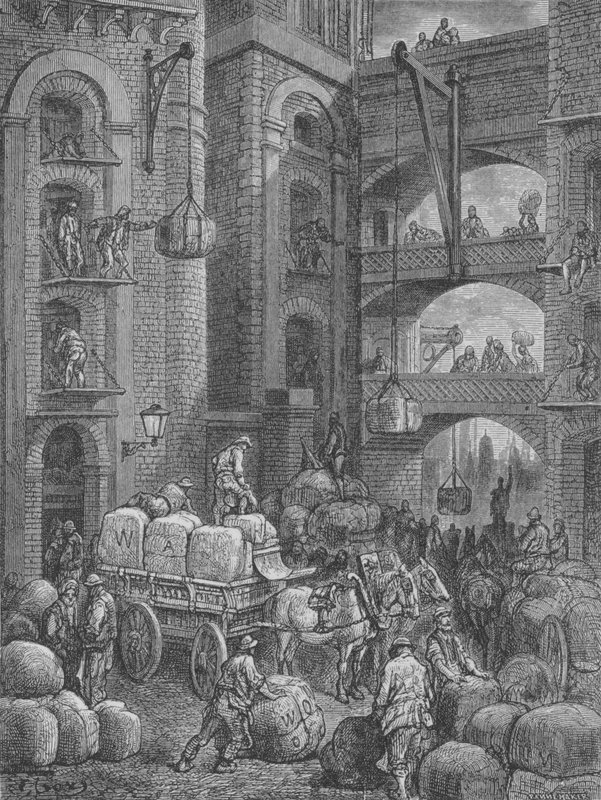 Zakelijke beweging door Gustave after Dore