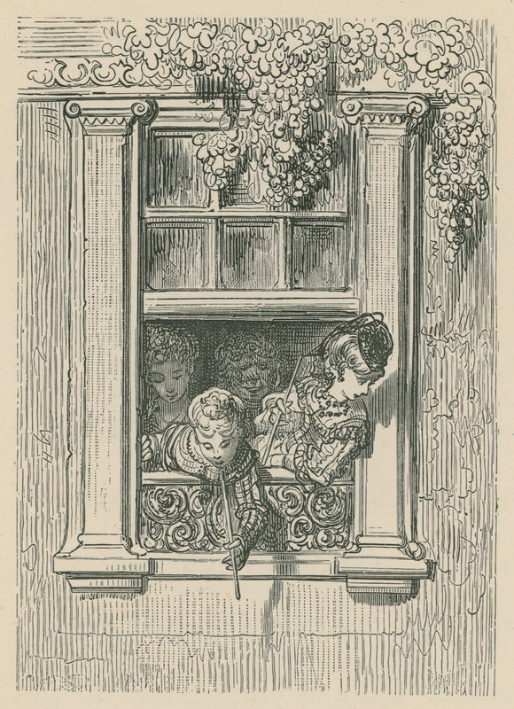 Een scène uit het Londense leven door Gustave Dore