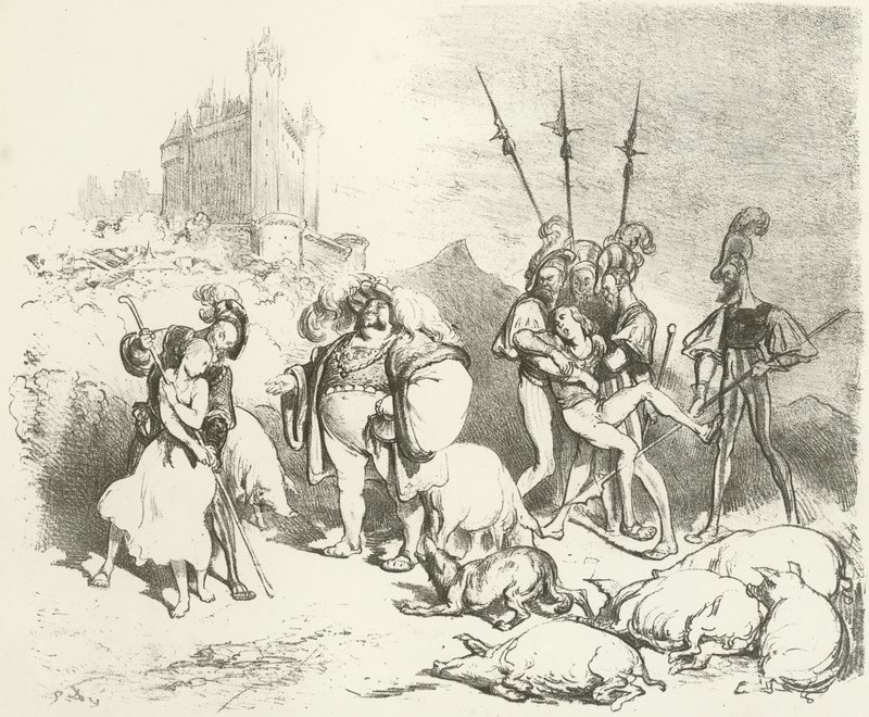 Feodaal gebruik door Gustave Dore