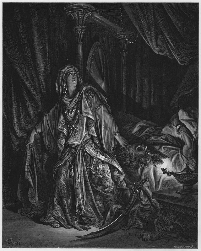 Judith en Holofernes door Gustave Dore