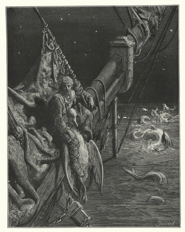 Gustave Doré illustratie voor Coleridge