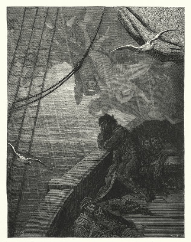 Gustave Doré illustratie voor Coleridge