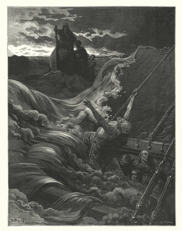 Gustave Doré illustratie voor Coleridge