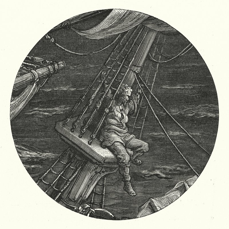 Gustave Dore illustratie voor Coleridge