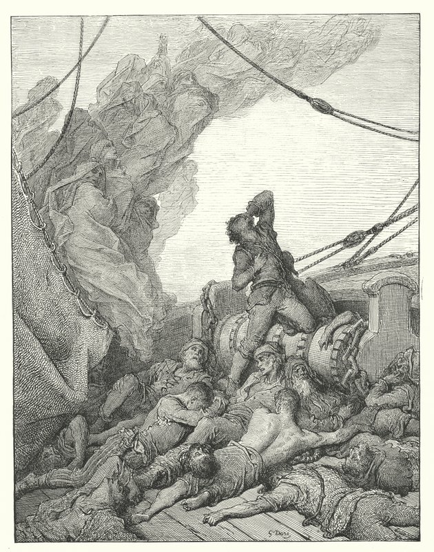 Gustave Dore illustratie voor Coleridge