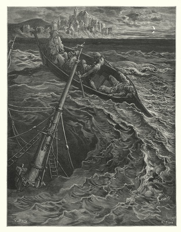 Illustratie van Gustave Doré voor Coleridge
