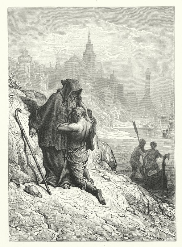 Gustave Doré illustratie voor Coleridge