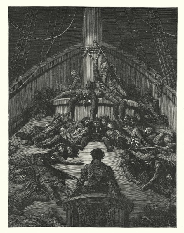 Gustave Dore illustratie voor Coleridge