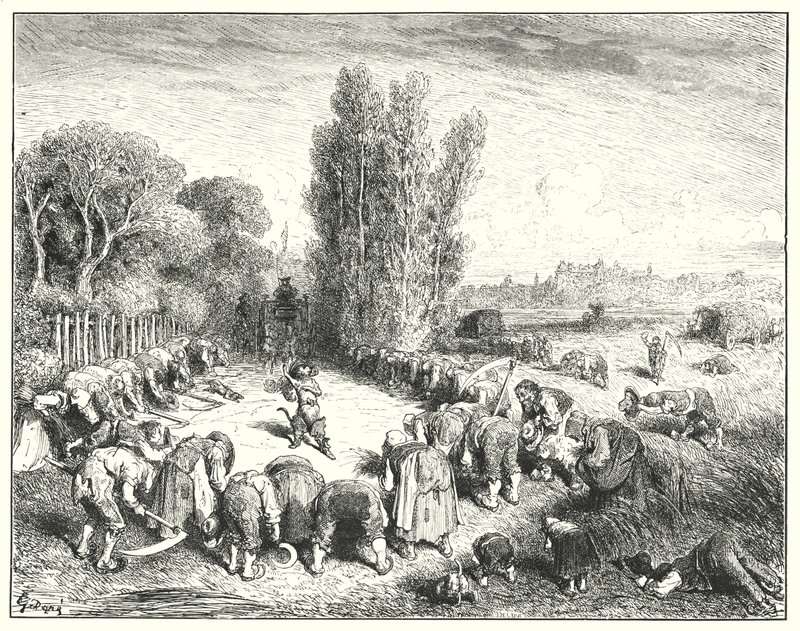De Gelaarsde Kat door Gustave Dore