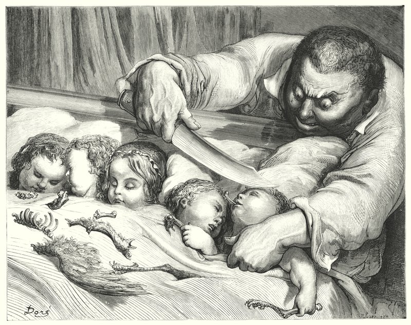 Le Petit Poucet (gravure) door Gustave Dore