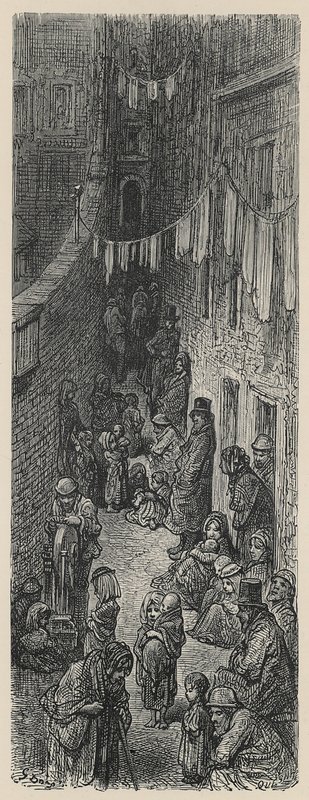 Orange Court, Drury Lane door Gustave Dore