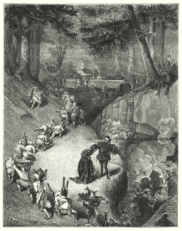 Riquet a La Houppe; Ricky met de Kuif door Gustave Dore