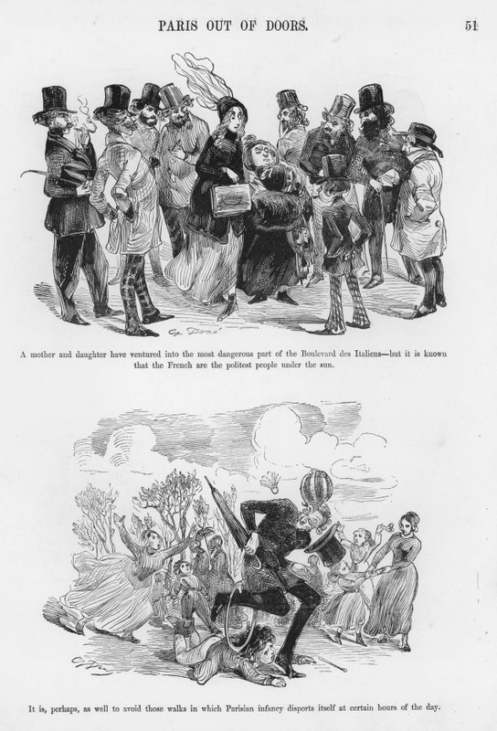 Humoristische en Groteske Schetsen door Gustave Doré (gravure) door Gustave Dore