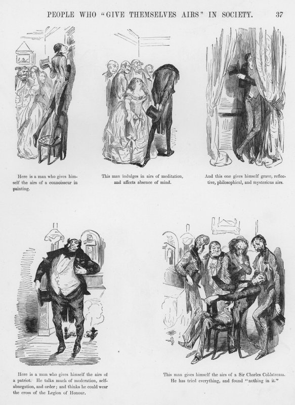 Humoristische en groteske schetsen door Gustave Dore door Gustave Dore