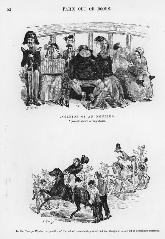 Humoristische en groteske schetsen door Gustave Dore door Gustave Dore