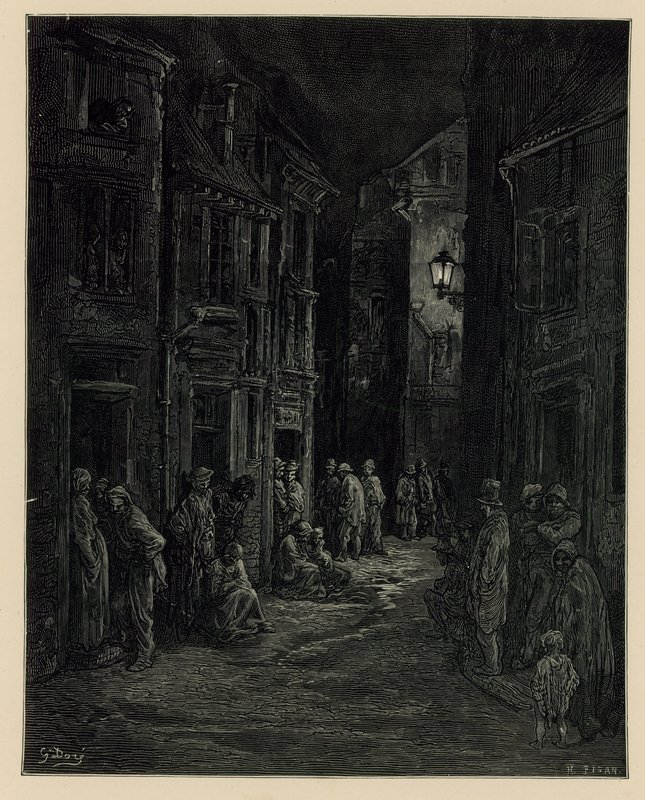 Sloppenwijken door Gustave Dore