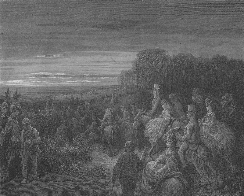 Omgeving Van Londen, De Heide Van Hamstead door Gustave after Dore