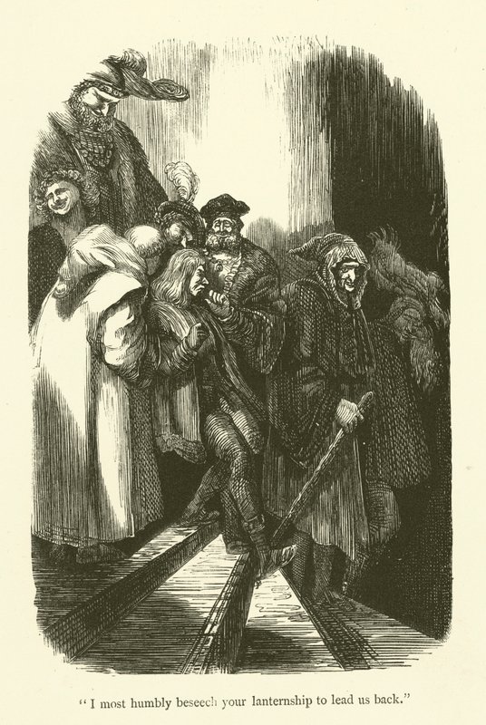 Illustratie voor de werken van Rabelais door Gustave after Dore