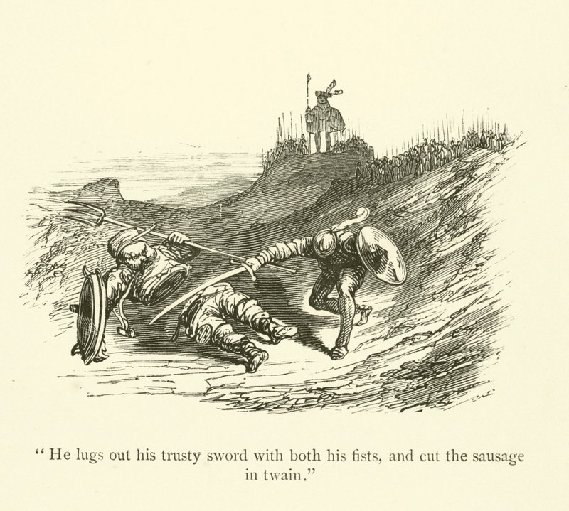 Illustratie voor de werken van Rabelais door Gustave after Dore