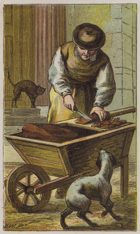 Kattenvleesman door H.W. (after) Petherick