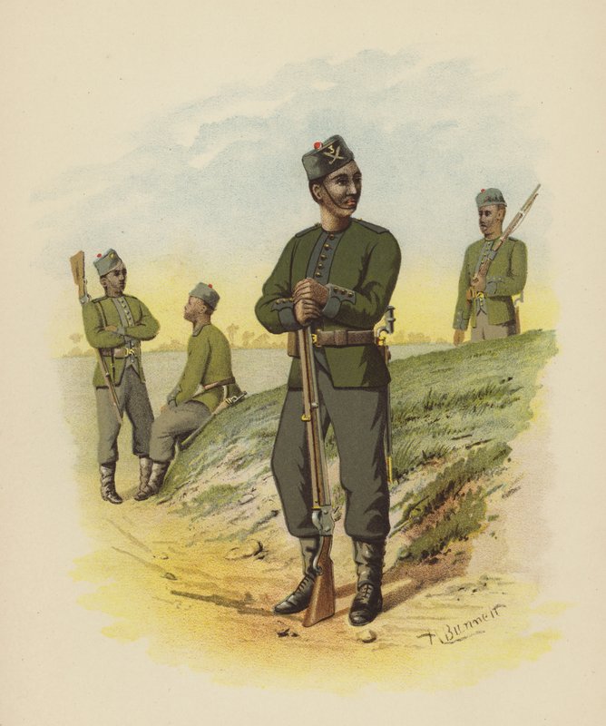 De 3e Goorkhas door H. Bunnett