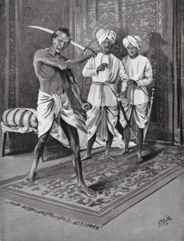 De laatste daad van Malik Naib Kafur, AD 1316 door H. M. (after) Burton