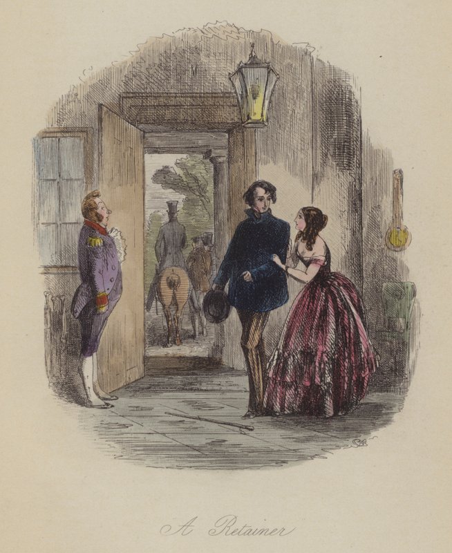 Illustratie voor Lewis Arundel of The Railroad of Life door Frank E Smedley door after Hablot Knight Browne