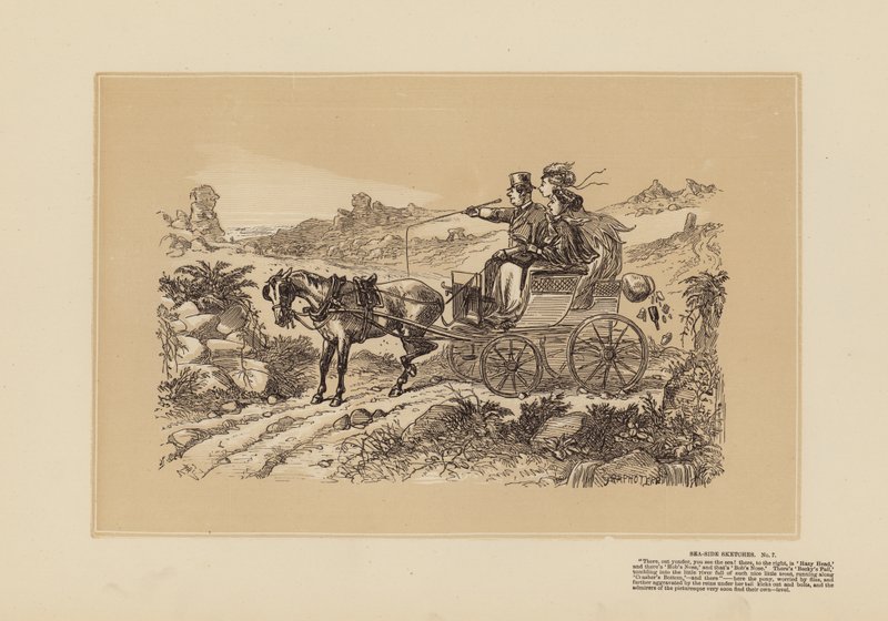 Zeeschilderijen, nr. 7, Het schilderachtige doen door Hablot Knight (1815 92) Browne