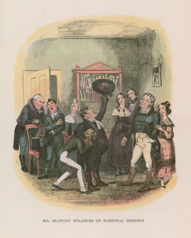 Illustratie voor Nicholas Nickleby door Hablot Knight Browne