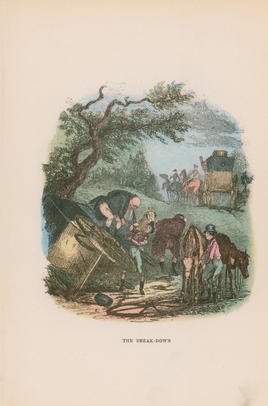 Illustratie voor Pickwick Papers door Hablot Knight Browne
