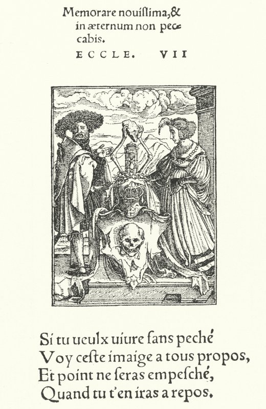 Het Allegorische Wapen van de Dood door Hans (after) Holbein the Younger