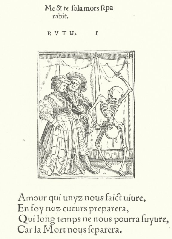 De Bruid en Bruidegom door Hans (after) Holbein the Younger