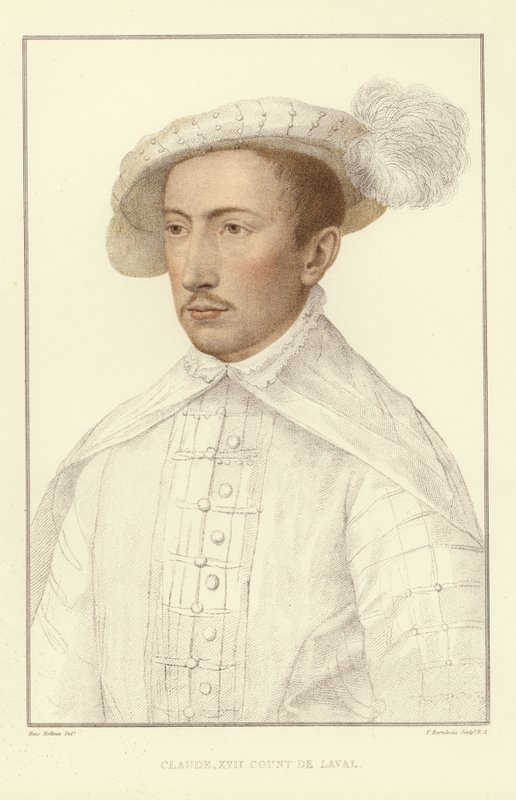 Claude XVII, graaf de Laval door Hans Holbein der Jüngere