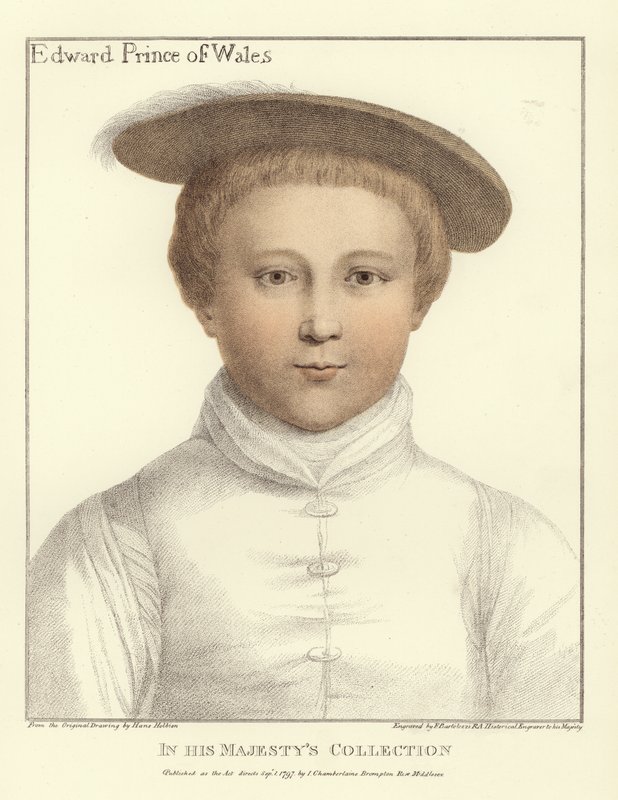 Edward, Prins van Wales door Hans Holbein der Jüngere