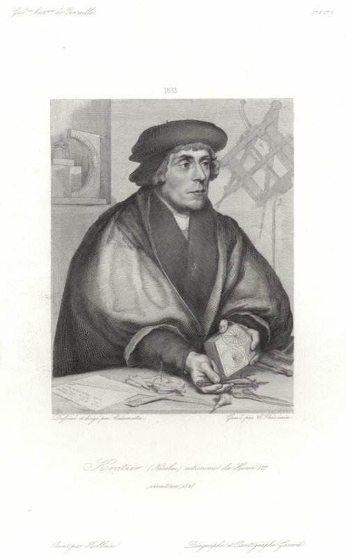 Nicholas Kratzer door Hans Holbein der Jüngere