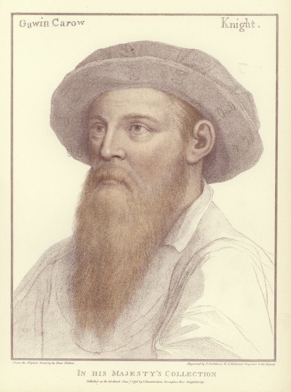 Sir Gawain Carew door Hans Holbein der Jüngere