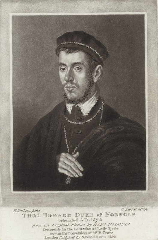 Thomas Howard Hertog van Norfolk door Hans Holbein der Jüngere