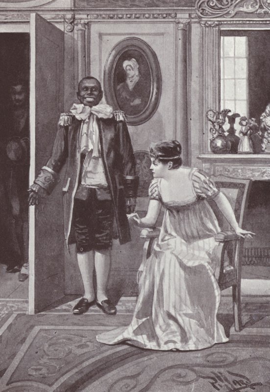 Illustratie voor Vanity Fair door William Makepeace Thackeray door Harold Hume Piffard