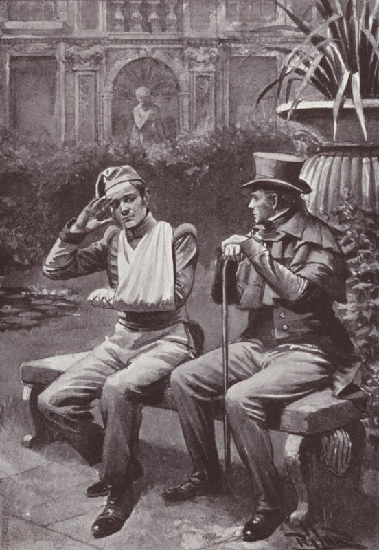 Illustratie voor Vanity Fair door William Makepeace Thackeray door Harold Hume Piffard