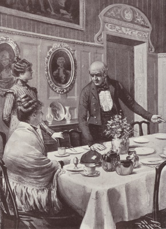 Illustratie voor Vanity Fair door William Makepeace Thackeray door Harold Hume Piffard