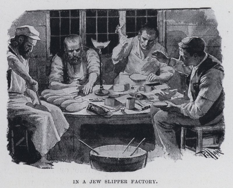 In een Joodse slipperfabriek door Harold Hume Piffard
