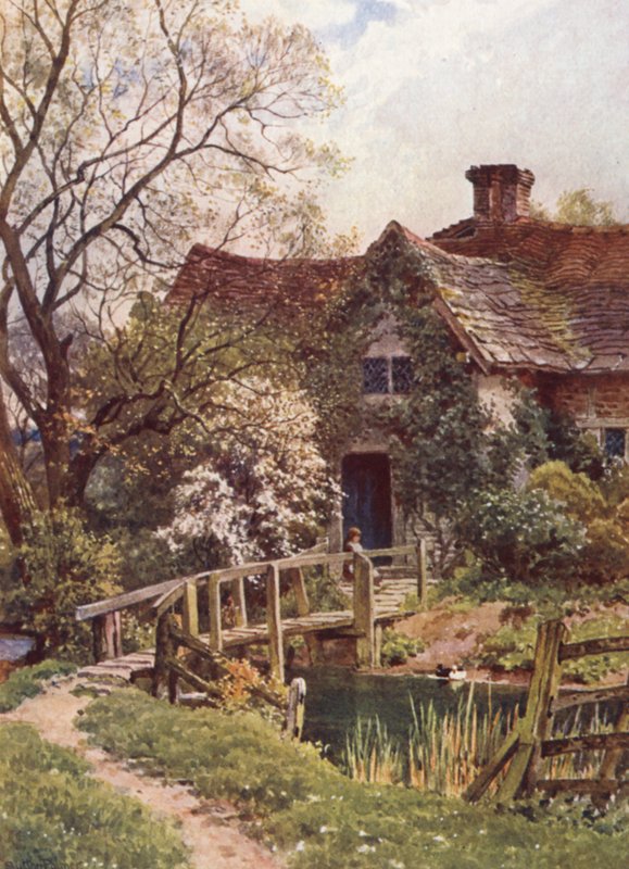 Een Oud Huisje bij Ockley door Harold Sutton Palmer