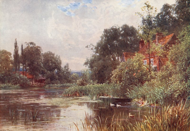 Flanchford Mill door Harold Sutton Palmer