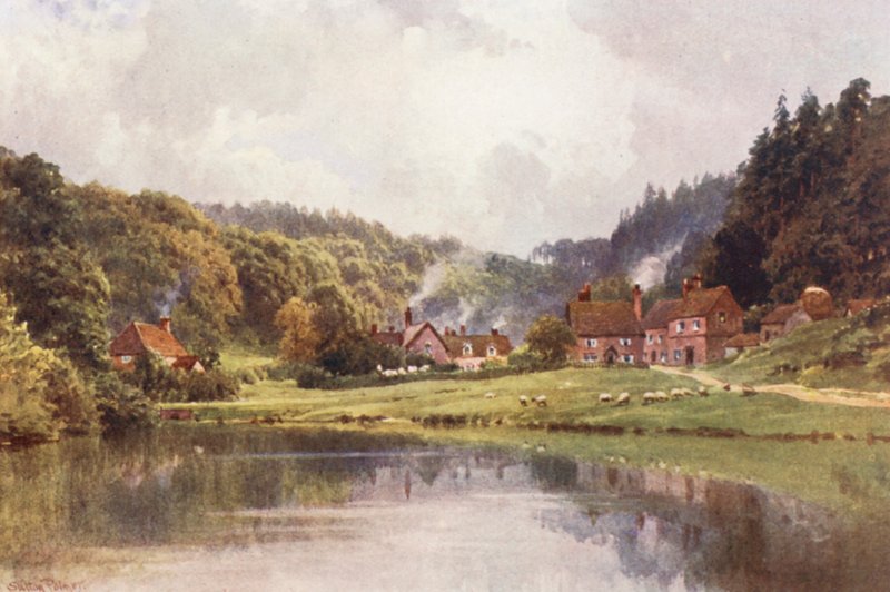 Friday Street, op weg naar Leith Hill door Harold Sutton Palmer